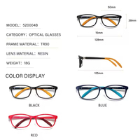 Stock de lunettes anti-lumière bleue pour enfants TR lunettes d'ordinateur avec corde anti-flou et coupe anti-fatigue oculaire Uv400 anti-éblouissement pour enfants