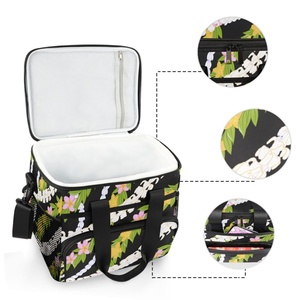Hawaiian Bags Custom Puakenikeni <b>Lei</b> Waterproof Eco Friendly Large Capacity Portable Soft Picnic Insulated Cooler Lunch Bag - Product Image 3