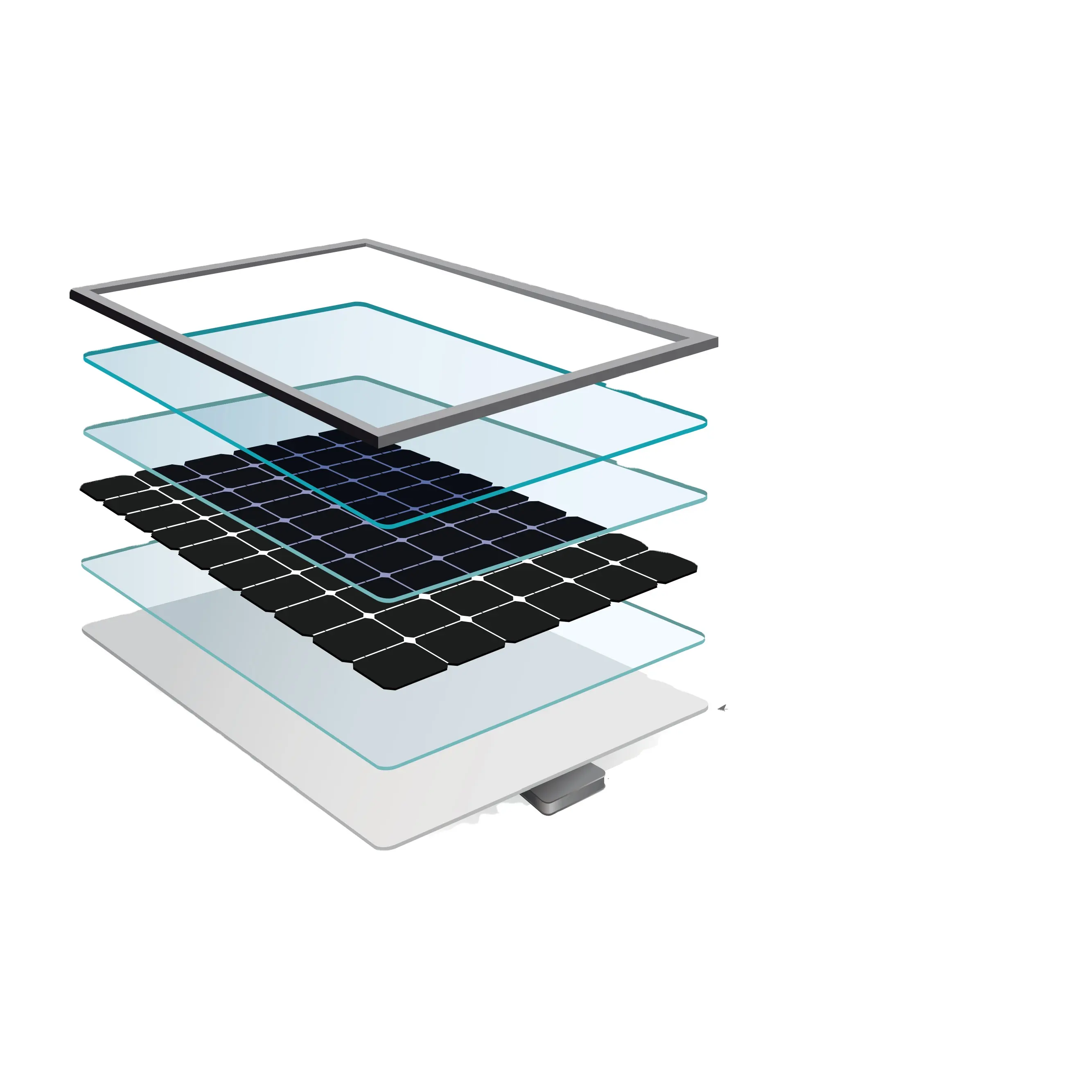 Fabriekslevering Dc Zonnepanelen 550W/Voor Zonne-Energiesysteem/Voor Zonnepomp