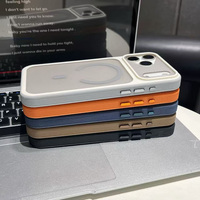 Accessoires pour appareil photo mobile de haute qualité, finition mate, pour iPhone 11 12 13 14 15 16 17 Pro Max, nouvelle coque de téléphone magnétique robuste