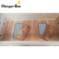 Neuer Menger Bee Top Bar Bienenstock 30 Tannenholzrahmen 2cm Dick 119x55x39cm 6 Runde Eingangslöcher 1 Jahr Garantie Imkerei