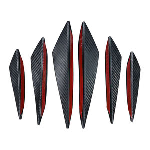 6 unids/lote ajuste Universal parachoques delantero labio Nivus difusor divisor <span class=keywords><strong>aletas</strong></span> cuerpo Spoiler Canards Chin Car <span class=keywords><strong>Tuning</strong></span> Canard - Product Image 3