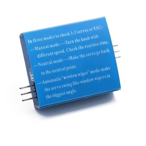 เครื่องทดสอบเซอร์โว3CH ตัวควบคุมความเร็วที่สอดคล้องหลายอย่าง ESC ปรับเกียร์พวงมาลัยตัวตรวจสอบหลักของมิเตอร์ ccpm สำหรับรถเฮลิคอปเตอร์บังคับวิทยุ - Product Image 6