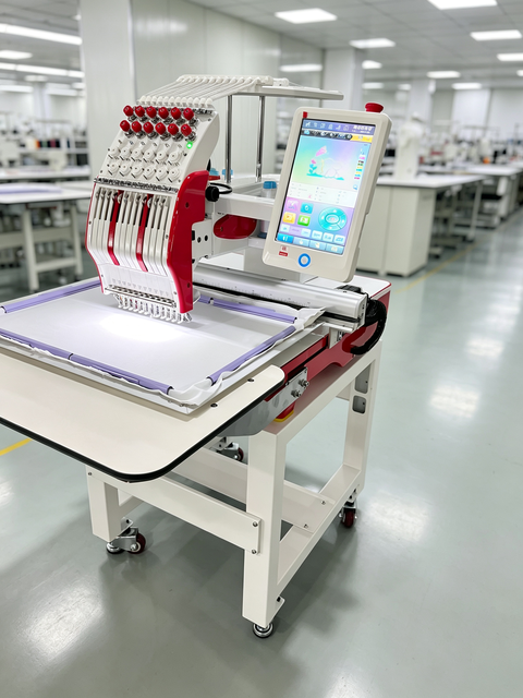 Modern Digital Embroidery Machine with Intelligent Design Software for Creative Pattern Development
