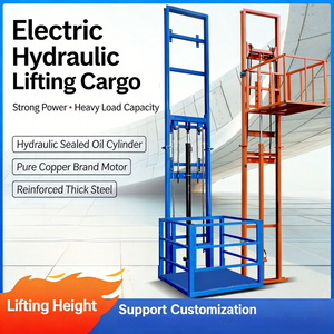 Elevador de Carga de Alta Velocidad JY Home, Elevador de Mercancías Vertical con Rieles Hidráulicos, Elevador de Carga para Obras de Construcción - Product Image 6