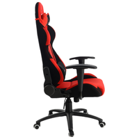 Fauteuil de gaming moderne Racing Lift avec dossier réglable, appui-tête amovible, coussin lombaire, structure en acier et revêtement en cuir PU