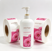 Autocollant personnalisé avec votre logo, autocollant adhésif, autocollant en vinyle imperméable pour bouteille, pot, cosmétique, produit de soin de la peau
