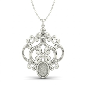 Bonne qualité plaqué or prix usine 25mm argent Sterling 925 filigrane Victoria charme fabriqué en Inde fabrication de bijoux personnalisés - Product Image 1