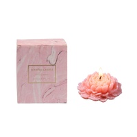 Lilin Aromaterapi Bentuk Bunga Peony Ukuran Besar dan Kecil, Lilin Kedelai Buatan Tangan, Gaya Ins, Pewangi Kamar Tidur, Dekorasi Rumah, Ornamen
