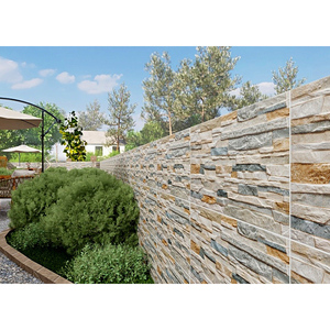 300x600 mét biệt thự bên ngoài bức tường gạch Phật Sơn cổ gạch men cho nông thôn tự xây dựng nhà cafe nền tường - Product Image 4