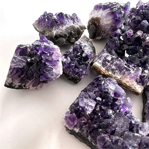 Uruguay naturale ammasso di cristallo di ametista profondo <span class=keywords><strong>viola</strong></span> grezzo pietre di guarigione pietre preziose lucidate <span class=keywords><strong>con</strong></span> bellissimo tema mascotte - Product Image 3