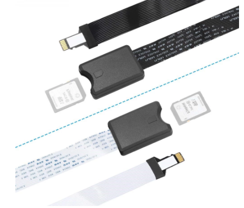 New Hot Micro SD to SD Card Extension Cable TF to Micro SD Card Reader Flexible Extender Adapter for Car GPS 3D Printer TV DVD