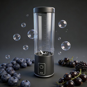 Licuadora Portátil de Alta Resistencia, Silenciosa para Oficina, Libre de BPA, para Hacer Smoothies, 500 ml, 600 g, ABS, USB-C, Funciona con Batería, 30 Minutos de Autonomía, Plástico, para Auto - Product Image 4