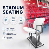 Sièges pliants de stade, chaises inclinables pour gradins, sièges pliables pour terrasses de spectateurs pour sites sportifs