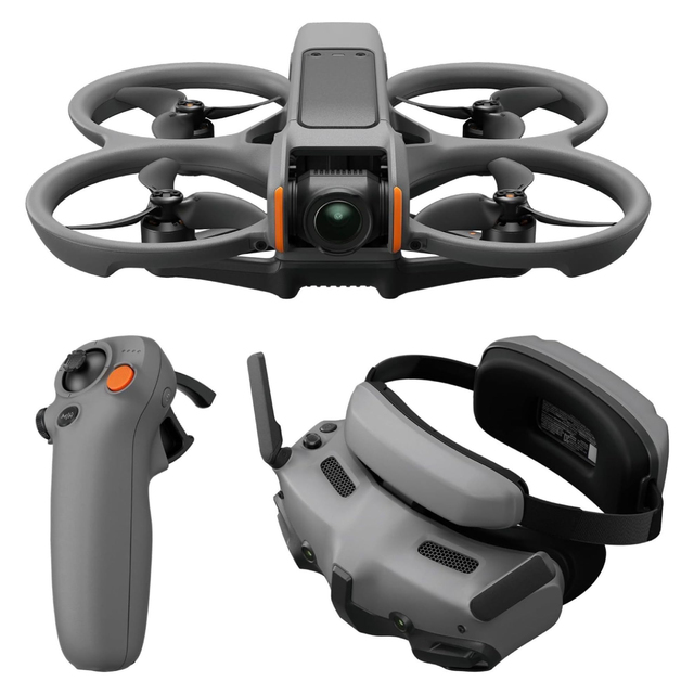 Authentic Avata 2 Fly More Combo Single Battery FPV Drones Goggles 3 O4 Transmission 13km Range Intuitive Motion Control UAV