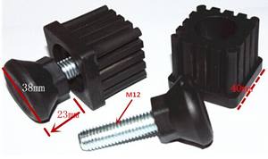 Attaches de quincaillerie personnalisées 316 en acier inoxydable bakélite plastique <span class=keywords><strong>Tube</strong></span> de nivellement réglable Inserts Plug avec boulon intérieur - Product Image 4