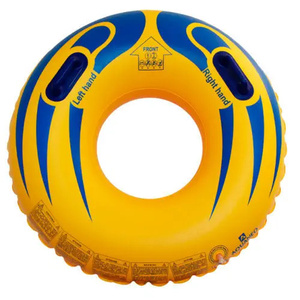 Anneau de natation <span class=keywords><strong>gonflable</strong></span> en PVC avec poignée <span class=keywords><strong>bouée</strong></span> de parc aquatique écologique pour les sports nautiques utilisés comme tube de bain - Product Image 4