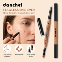 Stylo de contouring soyeux et lisse longue tenue, stylo correcteur pour l'illumination et l'ombrage du nez, stylo correcteur double embout à pointe fine