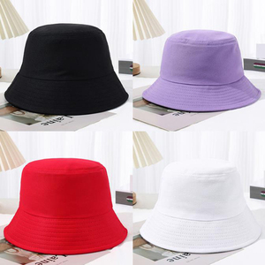Custom Embroidered Cotton Bucket Hats Wholesale Design Your Own Logo Printing <b>Plain</b> Outdoor Adults Beach Travel Sun Hat <b>Cap</b> OEM - Product Image 3