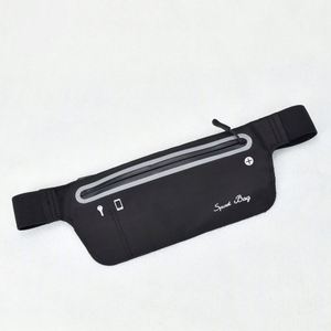 Cinturón Deportivo Ajustable de Nuevo Diseño de Fábrica BSCI, Riñonera Delgada con Bolsillo Expandible, Cinturón Deportivo Negro Impermeable para Correr - Product Image 6