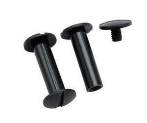 Hebilla de encuadernación para hombre y mujer de plástico blanco y negro/tornillo de remaches para álbum de fotos - Product Image 1