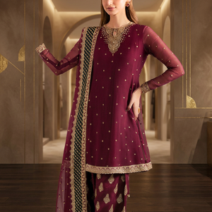 Latest Design Eco-Friendly Breathable Durable Perfect Formal Wear Floor-Length Casual Long Sleeve Diamonds Lace Button <b>Custom</b> - Product Image 3