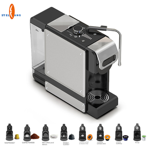 Cafetera Eléctrica Programable de Acero Inoxidable, Semiautomática, Multicápsulas, para el Hogar - Product Image 4