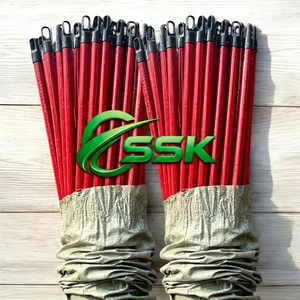 Vietnam Wholesale <b>PVC</b> Plastic Eucalyptus Wood Broom 2 1 Rotatable Ergonomic Toilet Use ASIA WOOD Factory Price Bulk Packing - Product Image 6