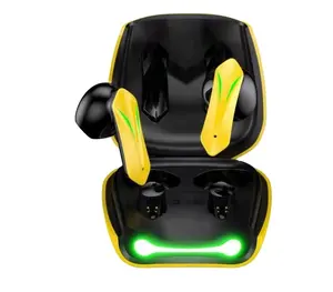 Auriculares inalámbricos R05True bumblebee touch, cascos con tecnología tws de baja latencia para jugadores y jugadores
