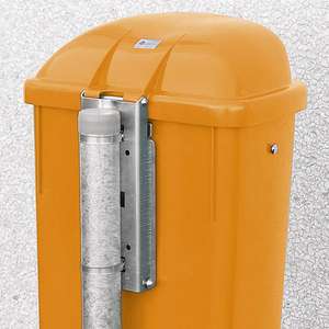Poubelle orange 50 litres conforme DIN 30713 BX330xH745mm en polyéthylène-Kunststoff (PE-HD) - Product Image 3