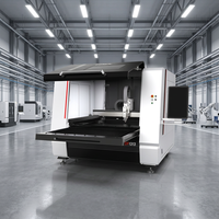 Machine de découpe laser à fibre CNC entièrement fermée Derek DF1313, norme européenne, pour tôles métalliques, haute précision, machine de traitement des métaux