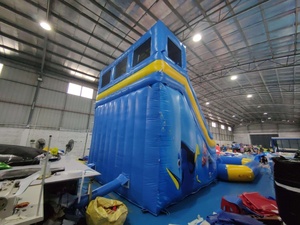 <span class=keywords><strong>Parque</strong></span> Acuático Inflable Comercial con Piscina para Adultos, Material de PVC, Tamaño 10*7m, Capacidad Superior a 500kg, Garantía de 2 Años - Product Image 4