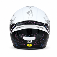 Nouveau casque intégral pour adulte certifié DOT, coque en ABS durable, double visière, déverrouillage rapide, toutes saisons, compatible avec les véhicules ABS