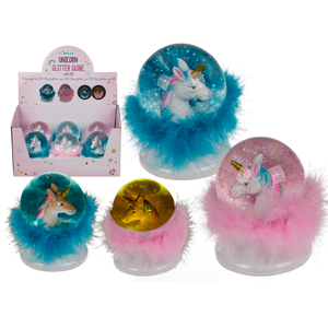 Globo brillante de poliresina, unicornio, - Product Image 1