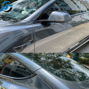 Vente en gros d'autocollants pour voiture en PET TPU moulé d'usine Foshan vinyle <span class=keywords><strong>gris</strong></span> anthracite métallisé brillant 1. 52X1.8 M/5X60FT un rouleau complet - Product Image 4