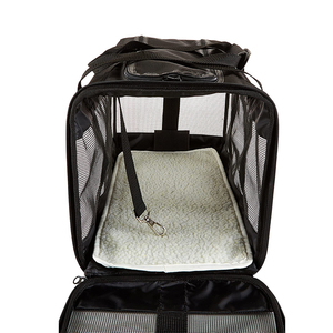 Горячая Распродажа, одобренная авиапочтой Мягкая двусторонняя сумка для кошек и собак, портативная Удобная дорожная сумка-переноска для домашних животных - Product Image 4