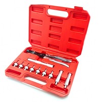 Prix usine 11 pièces dissolvant de joint de tige de soupape et trousse d'outils d'installation Kit de pinces de retrait de joint de soupape outil d'installation de tige de soupape