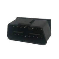 Automóvil OBD2 Conector macho de 16 pines OBDii Diagnóstico de camión niquelado