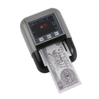 Petit détecteur de monnaie portable à main pour dollars américains, euros, RMB avec batterie au lithium, tension universelle 110-220V