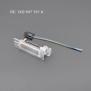 Luz de maletero 1KD947101 para Volkswagen Sagitar Golf Tiguan Touran Skoda, iluminación del compartimento de equipaje con cable - Product Image 5
