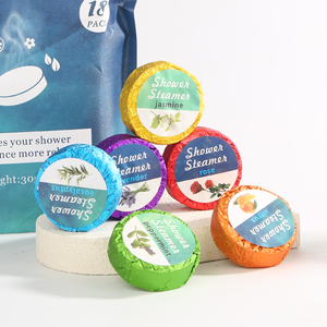 Bombes de bain et diffuseurs de vapeur pour douche, parfumés, naturels, luxueux, faits main, avec logo personnalisé et marque privée, pour un soulagement apaisant. - Product Image 6