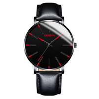 Mode vente chaude Senior Business Simple polyvalent coloré pointeur bracelet en métal montre à Quartz pour hommes en gros