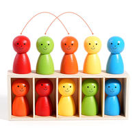 Juego de Memoria de Correspondencia de Personajes, Entrena la Memoria, el Pensamiento Lógico, la Coordinación Mano-Ojo, Cultiva la Paciencia, Juguetes Educativos para Niños