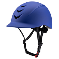 Casque d'équitation en gros Équipement de casque de protection Chapeau de sécurité noir Casque équestre