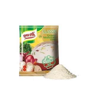 Súp Ăn Liền Hương Nấm Kem HALAL 50G OEM Bán Sỉ