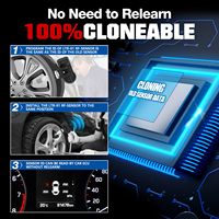 Capteur de pression des pneus LAUNCH, nouveau capteur de programmation TPMS LTR03 universel 433 MHz 315 MHz 2 en 1, valve en aluminium