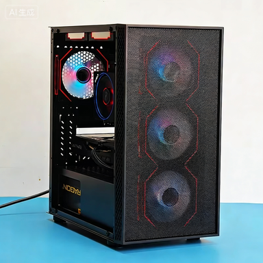 R5 1500X RX 580 8G DDR4 RGB A320 Motherboard AM4 Full Gaming Pc CUSTOM Computer Set Equipment Desktops Wholesale Build Pc