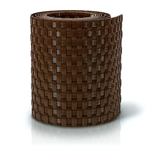 PVC polyrattan đôi que Mat vườn hàng rào Bảng điều chỉnh Windproof màn hình riêng tư Dải cứng lưới trang trí lưới mắt cáo cho cửa - Product Image 3