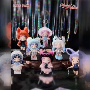 2025new Dodonami Midnight Disco Series Muñeca móvil Caja ciega Linda tendencia de moda Adornos de escritorio Juguetes Muñeca colgante portátil - Product Image 3