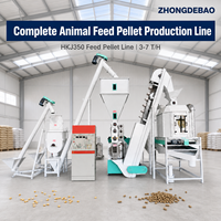 Ligne de production de granulés d'aliments pour animaux avec système automatique de pesage, de mélange, de granulation et d'emballage